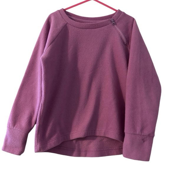 Girls 4  Piece set Old Navy 2 long sleeve shirts, 1 Dress Pajama, 1 sweater S - Picture 3 of 6